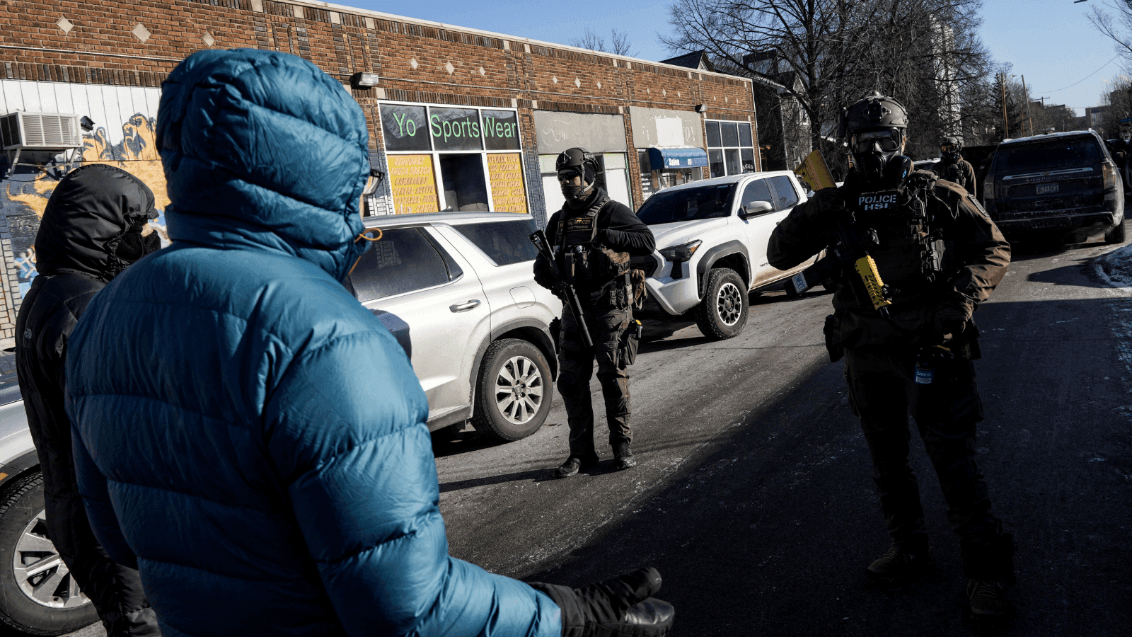 Agentes do ICE em Minnesota