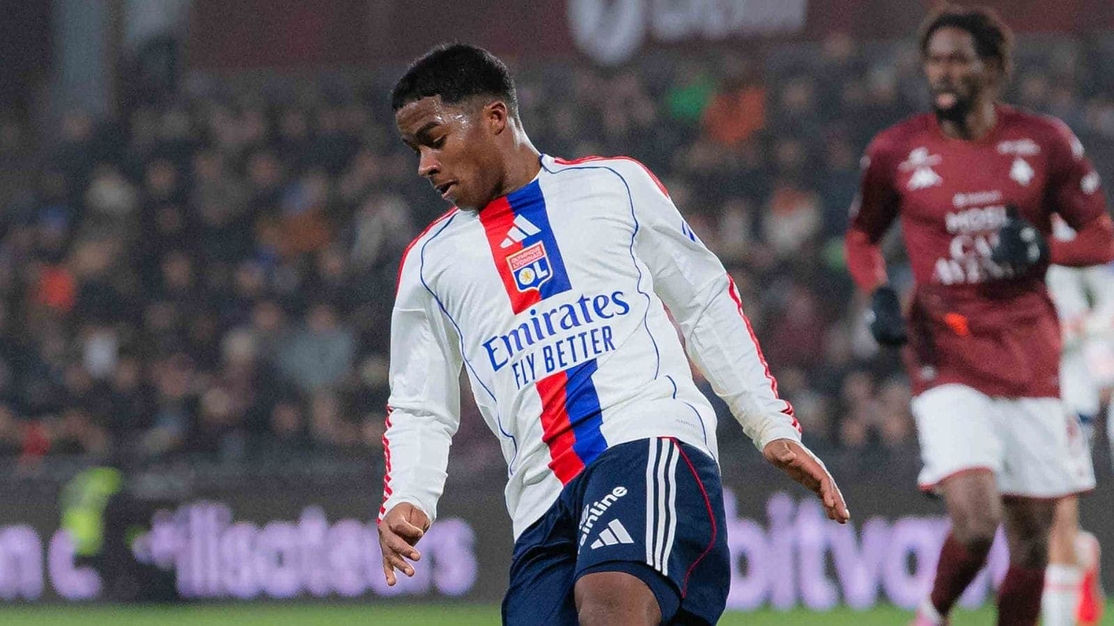 Endrick, pelo Lyon