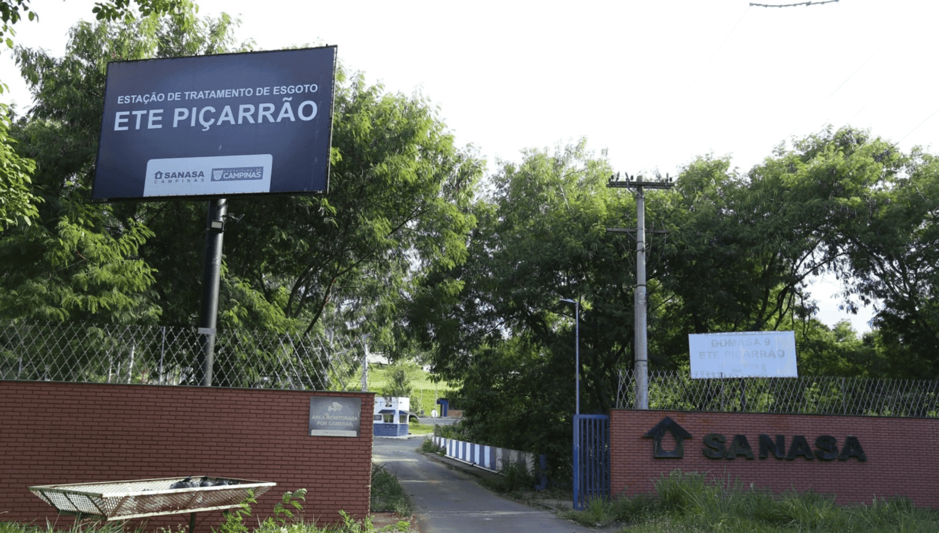 O alvo dos assaltantes foi a Estação de Tratamento de Esgoto (ETE) Piçarrão, que fica no Parque Santa Bárbara