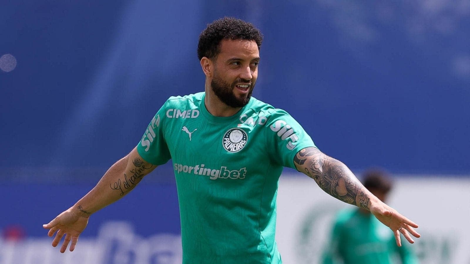 Felipe Anderson, atacante do Palmeiras
