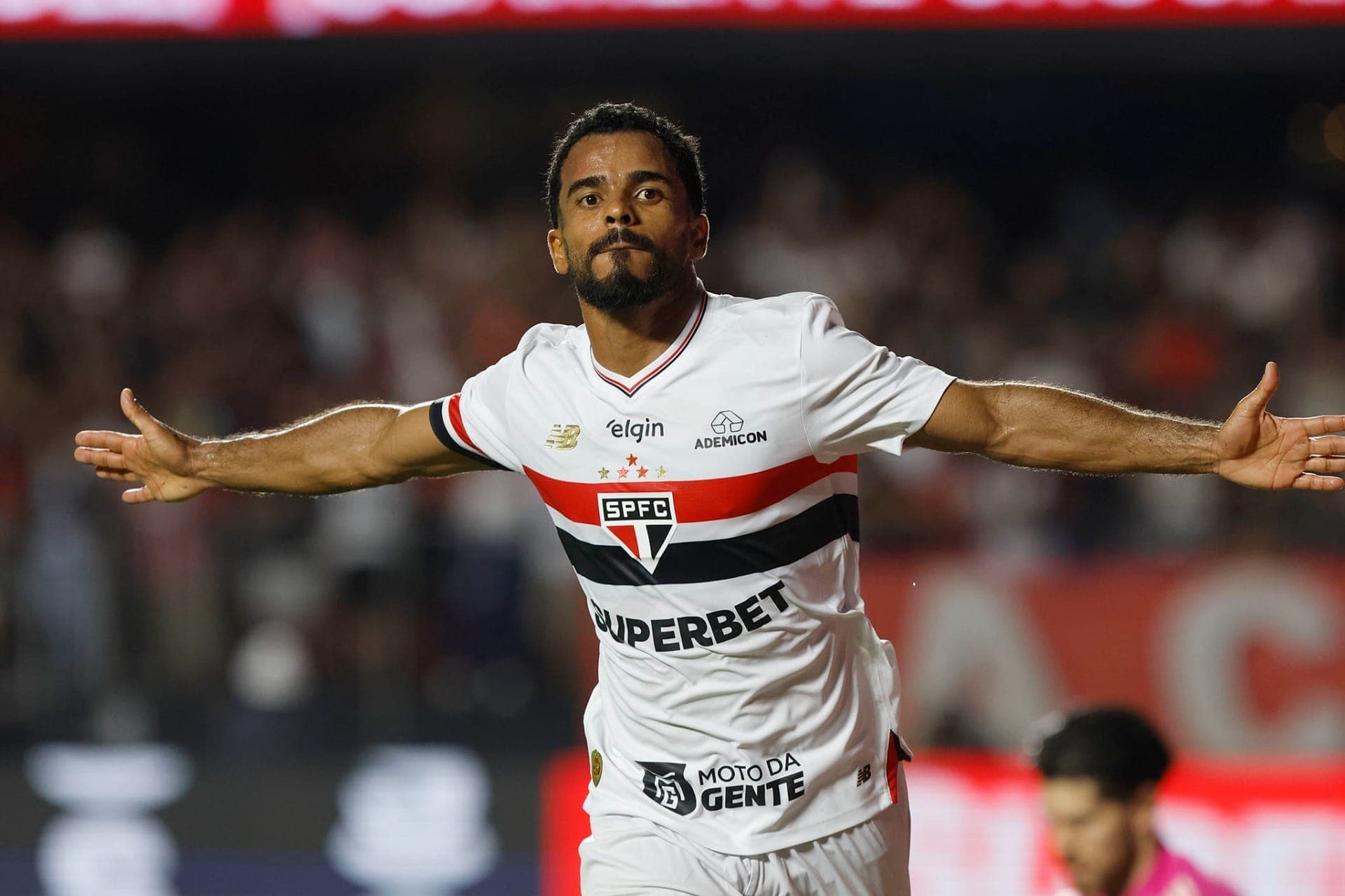 Danielzinho fez gol contra o Flamengo