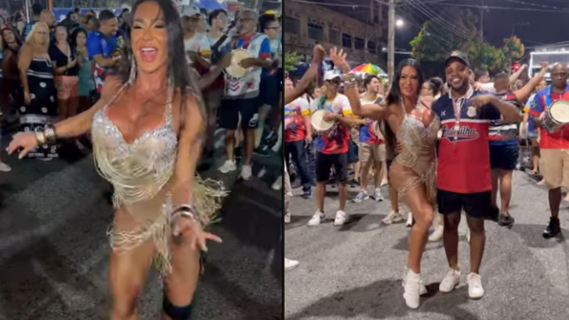 Gracyanne Barbosa samba de tênis