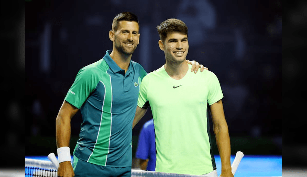 Novak Djokovic e Carlos Alcaraz