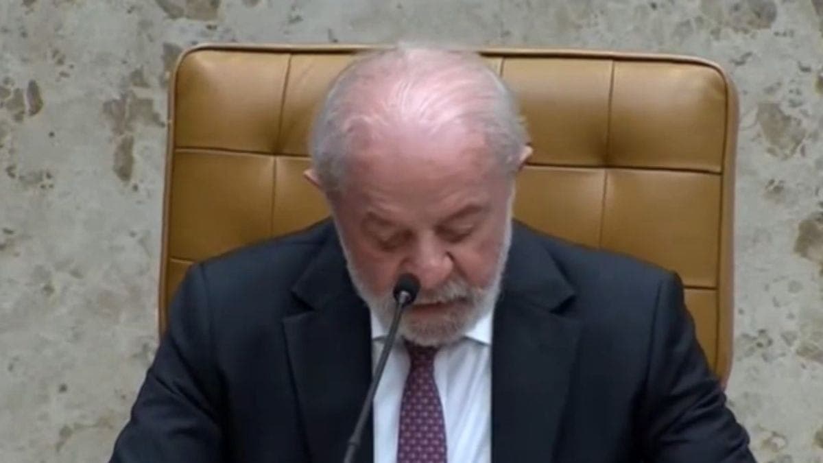 Lula durante a abertura do ano Judiciário