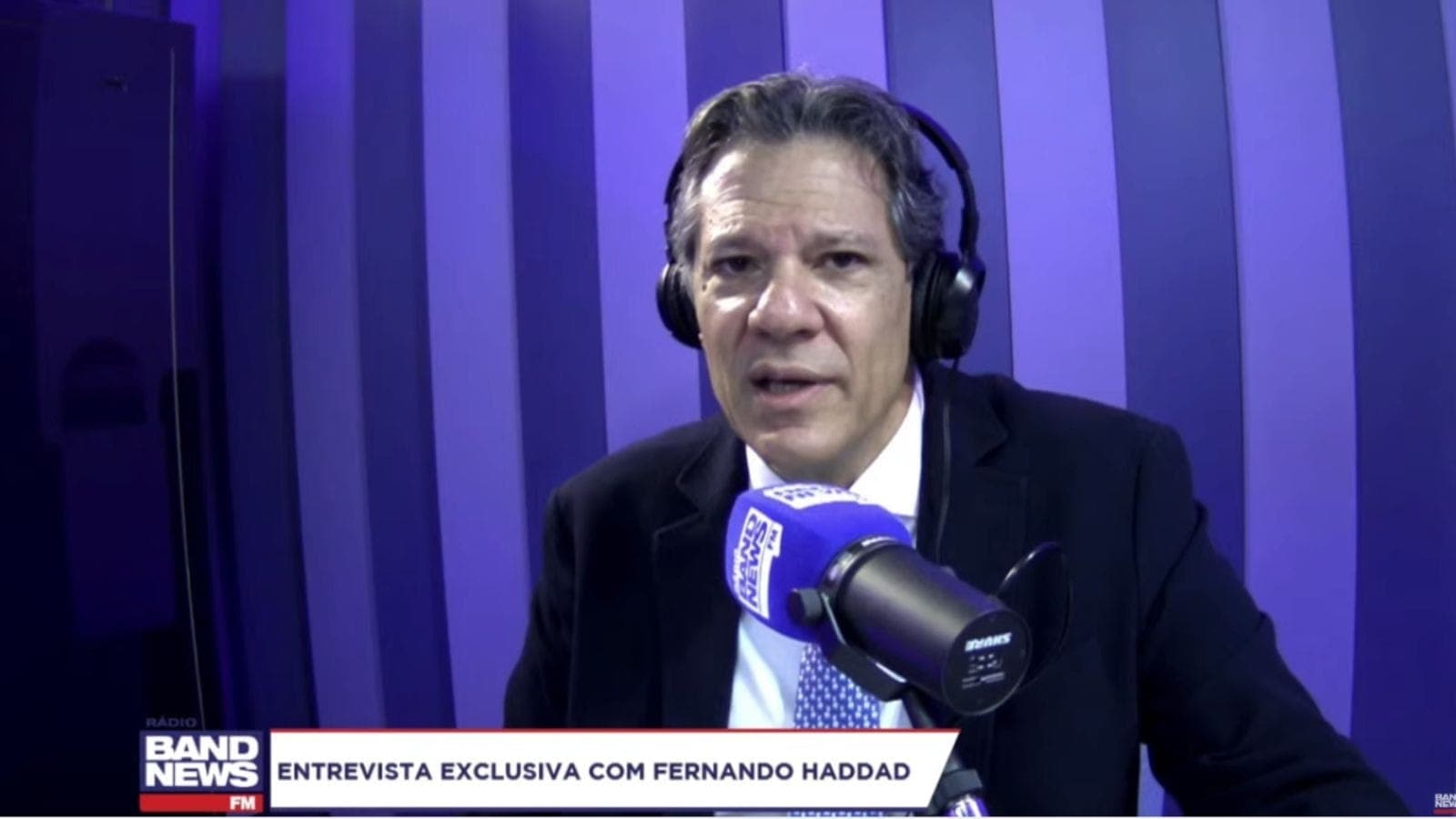 Haddad em entrevista para BandNews FM
