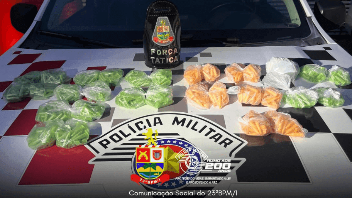 Homem é preso por tráfico de drogas após luta corporal com a PM em Lorena