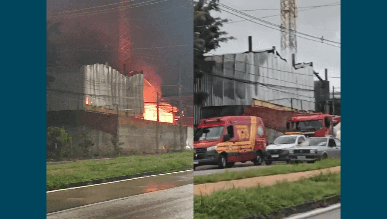 Bombeiros seguem no rescaldo
