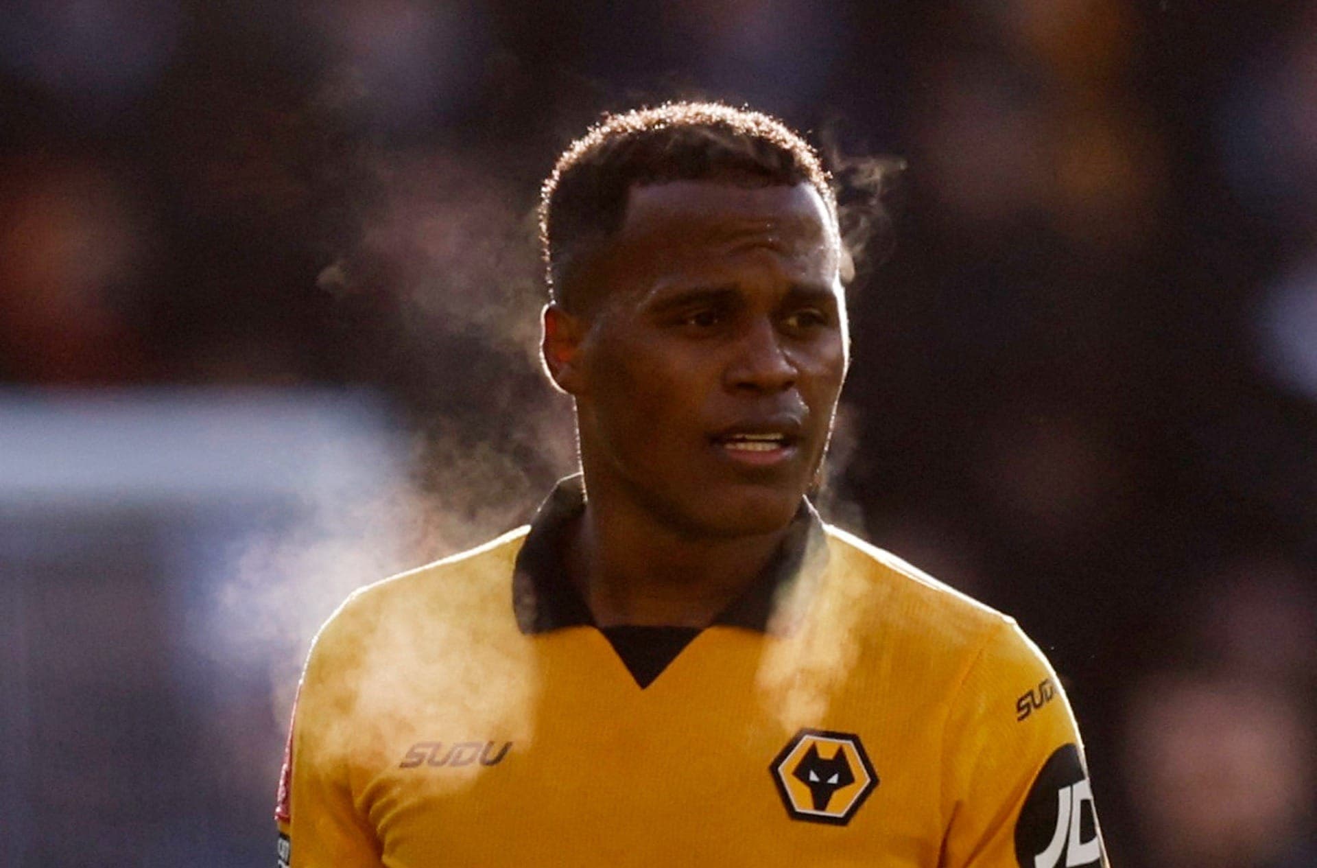 Jhon Arias em ação pelo Wolverhampton