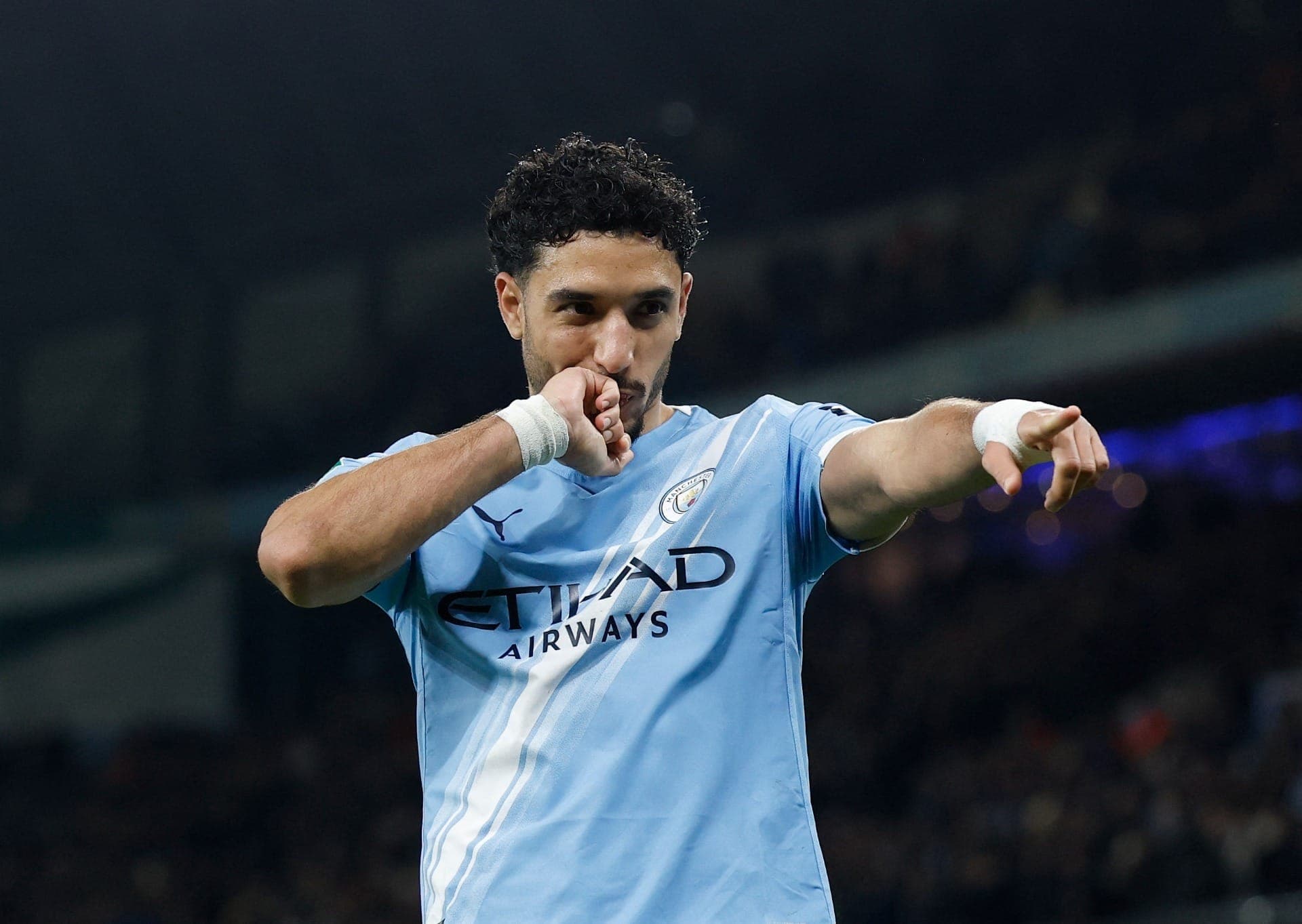 Marmoush comemora gol do City