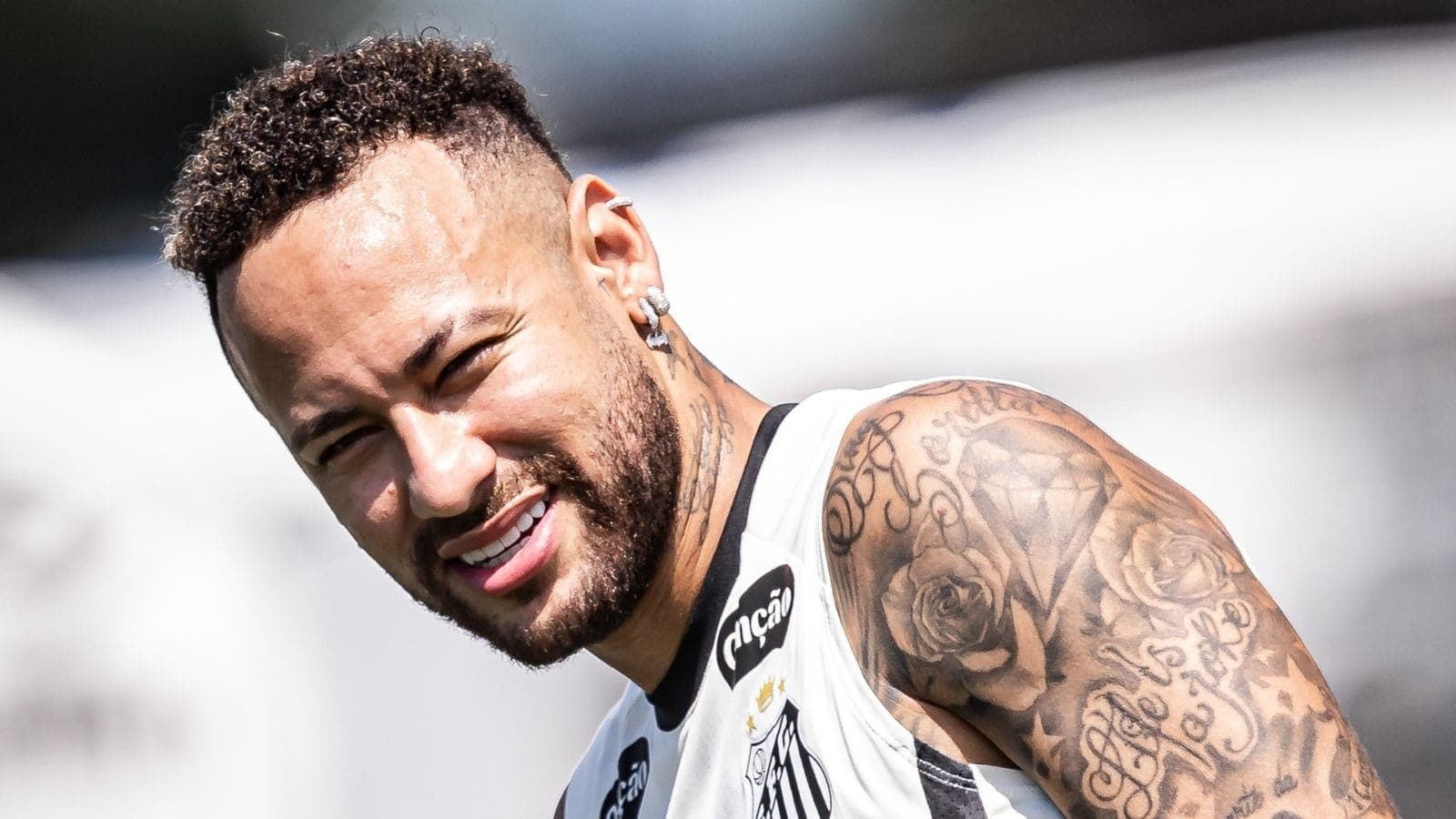 Neymar, atacante do Santos