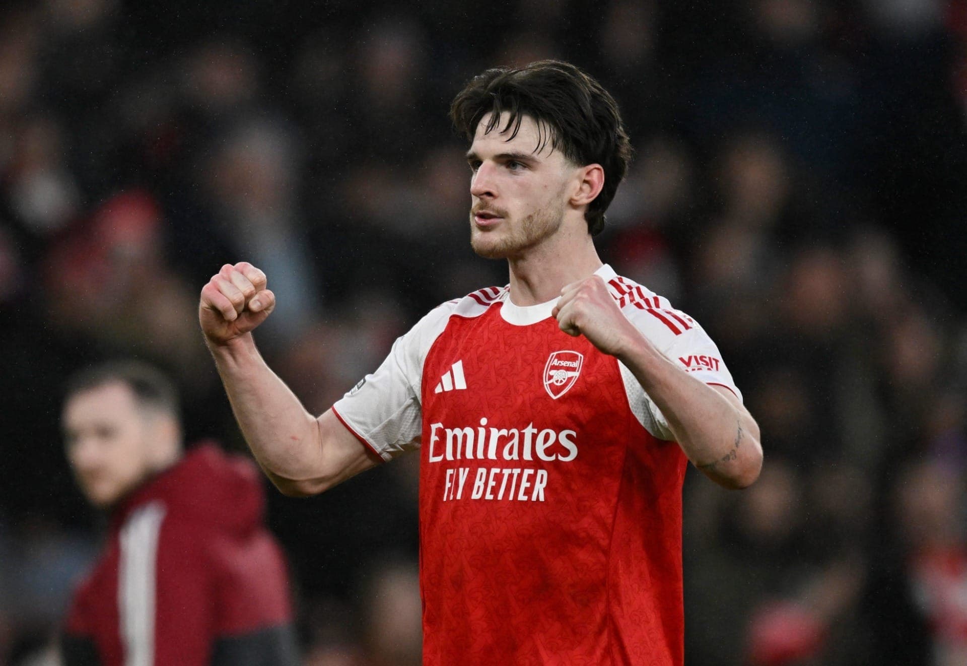 Rice comemora gol do Arsenal