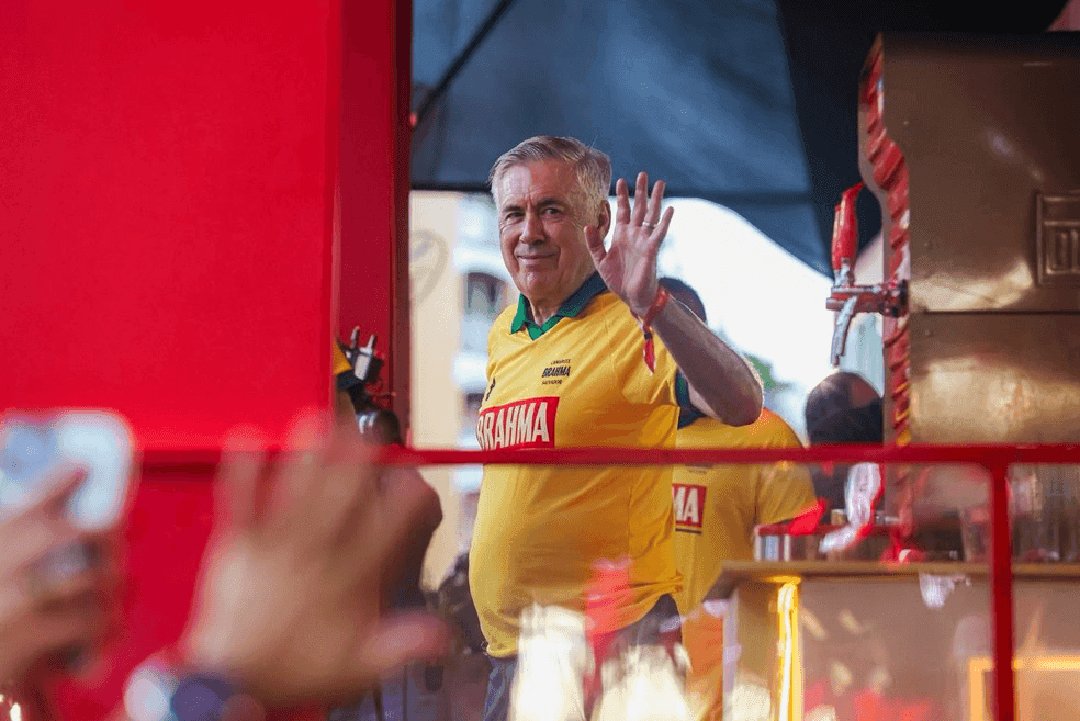 Carlo Ancelotti em Salvador