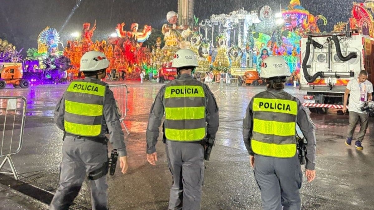 Local contava com reforço policial