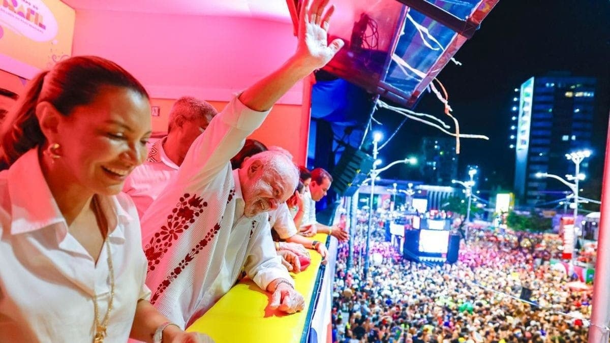 Lula no Carnaval de Salvador, na Bahia