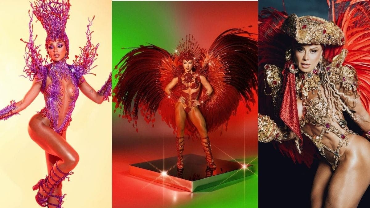 Musas e rainhas brilharam na Sapucaí