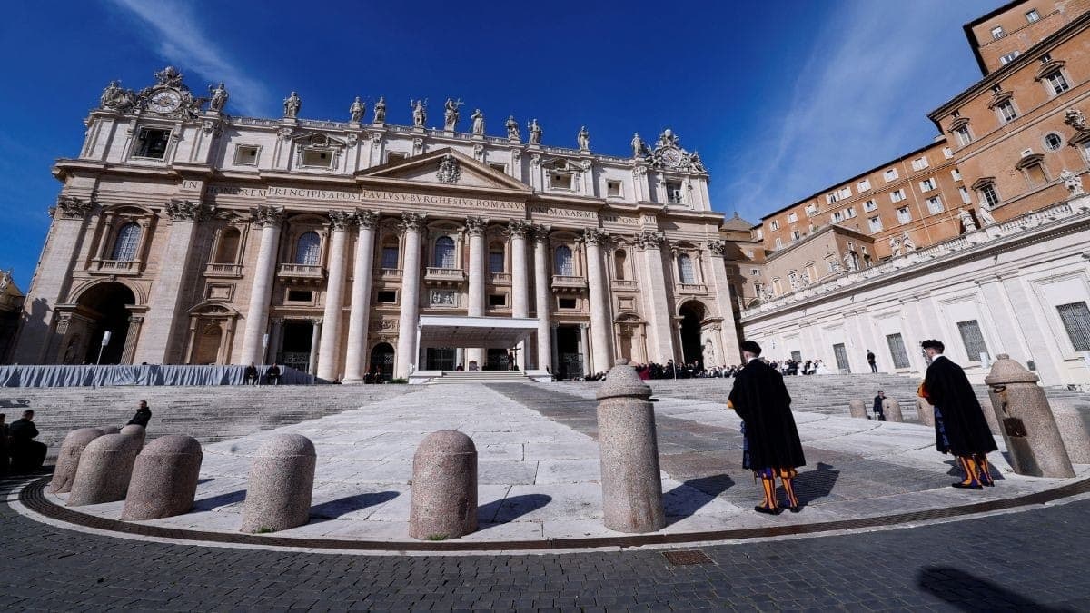 Praça São Pedro, no Vaticano