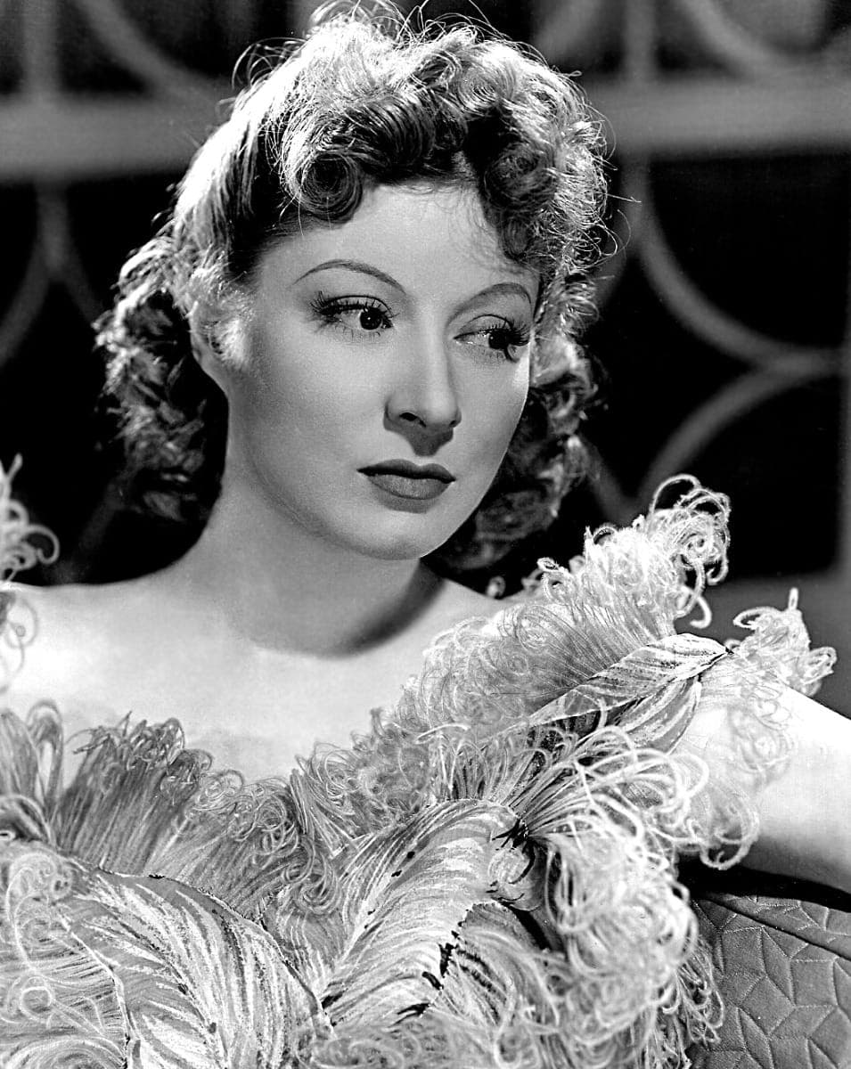 A atriz Greer Garson nos anos 1940