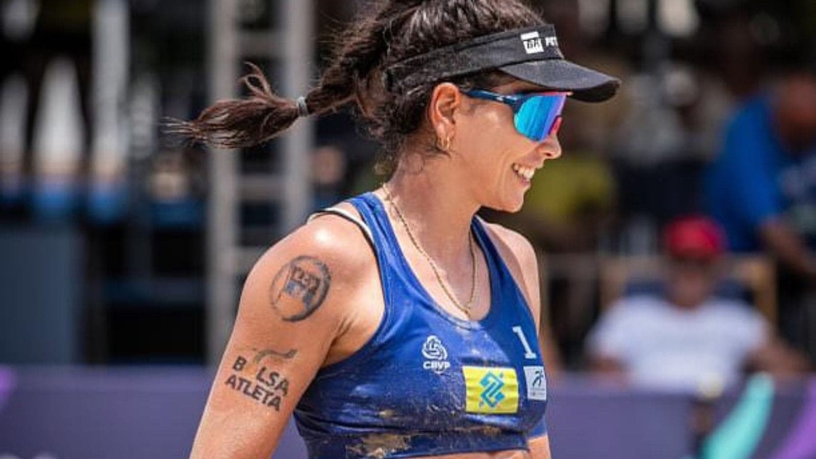 Carol Solberg, atleta do vôlei de praia