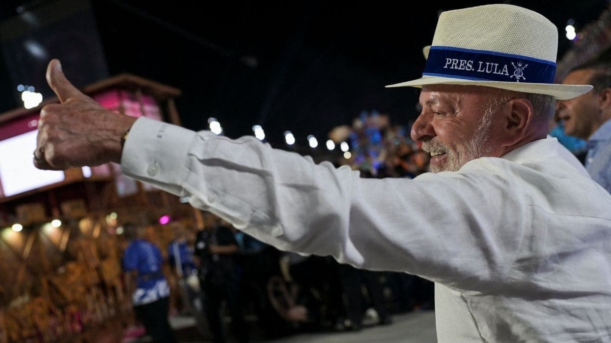Lula no desfile da Acadêmicos de Niterói