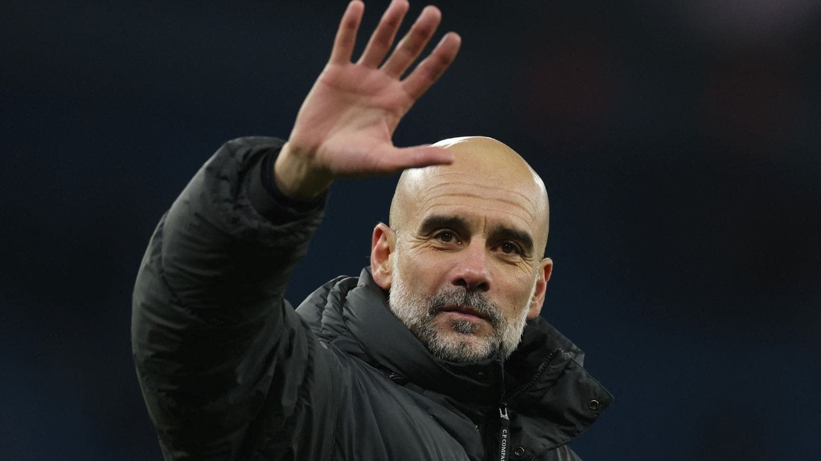 Pep Guardiola, treinador do Manchester City