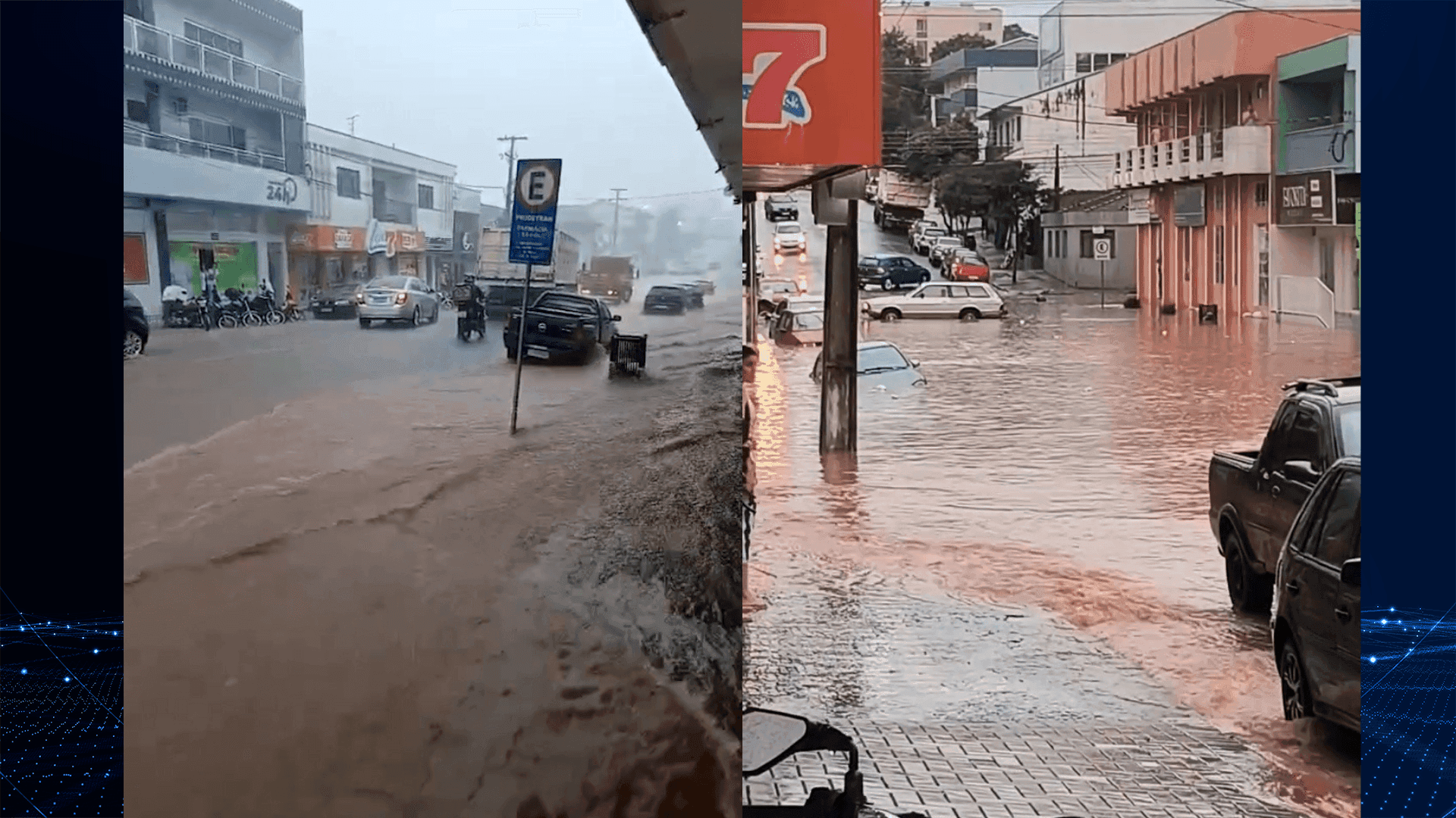 Tempestade atinge o interior do PR