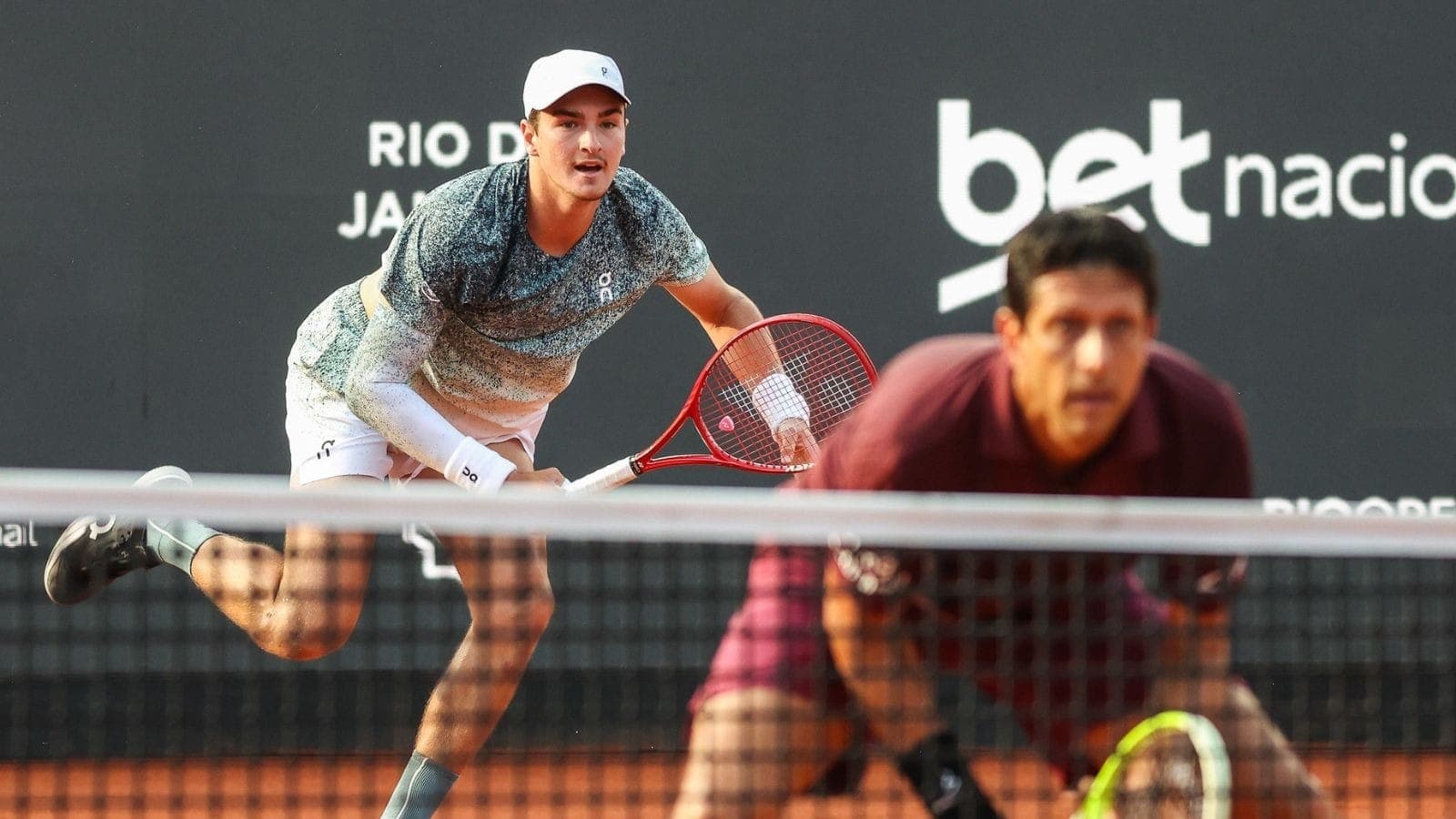 João Fonseca e Marcelo Melo, no Rio Open