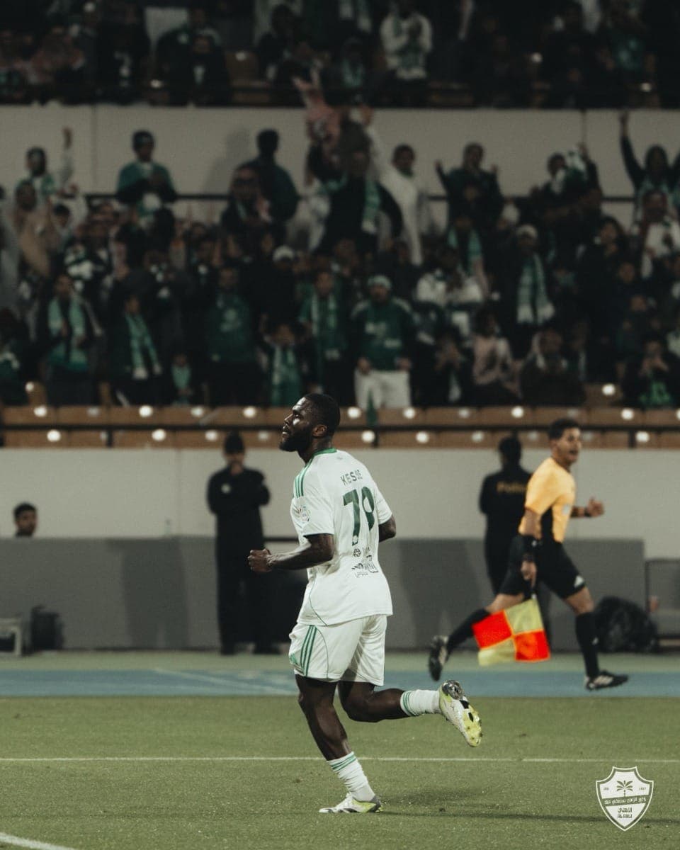 Kessié marcou o gol da vitória do Al Ahli
