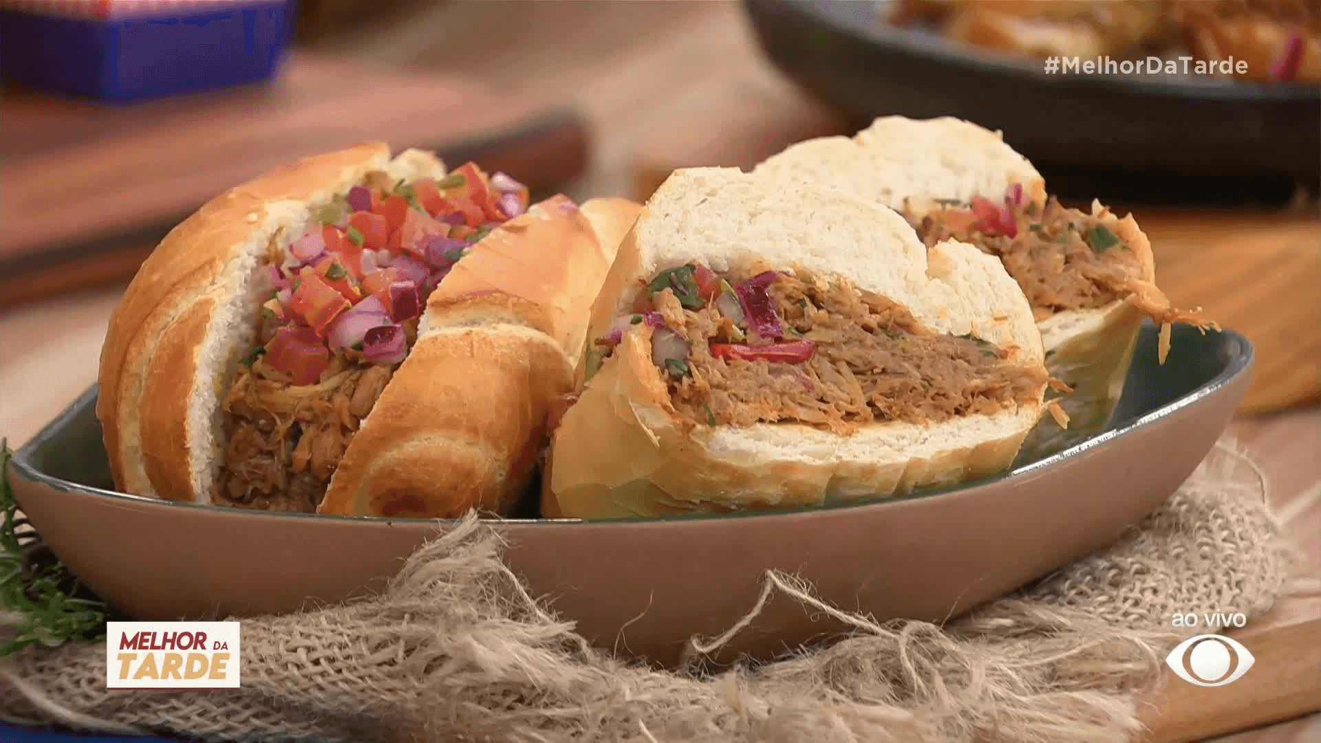 Sanduíche de pernil
