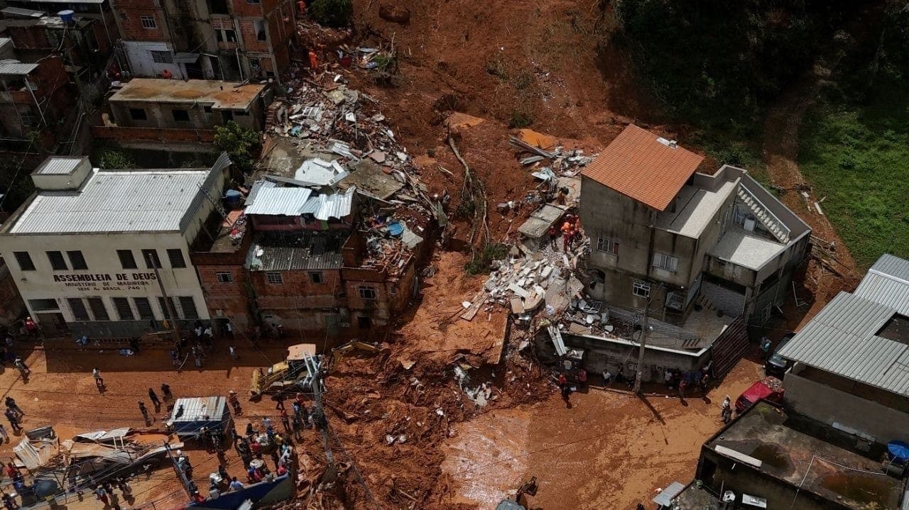 Juiz de Fora após fortes chuvas