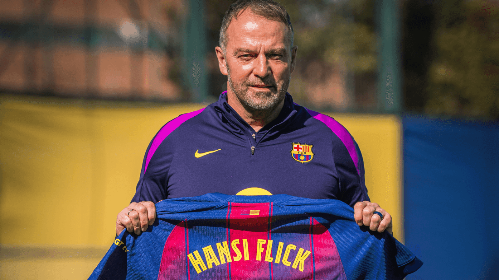 Hansi Flick, técnico do Barcelona