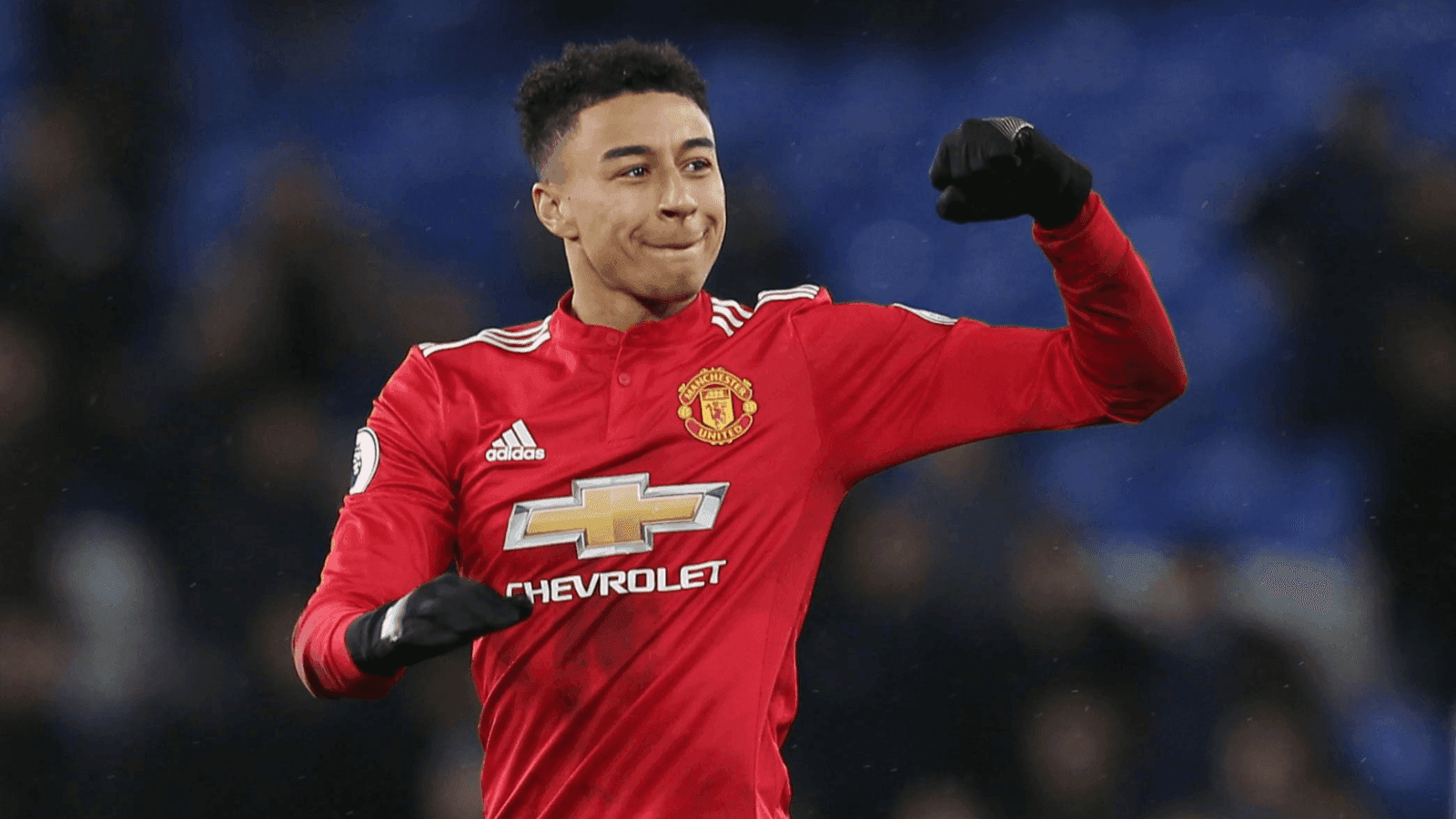 Lingard em ação pelo Manchester United