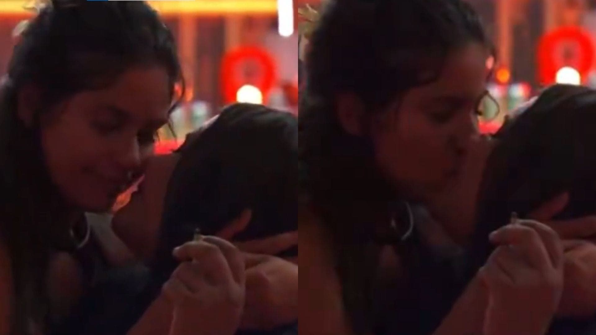 Gabi e Chaiany se beijam no 'BBB'