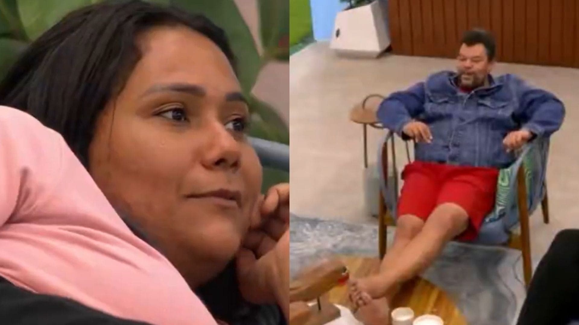 Chaiany e Babu Santana no 'BBB'
