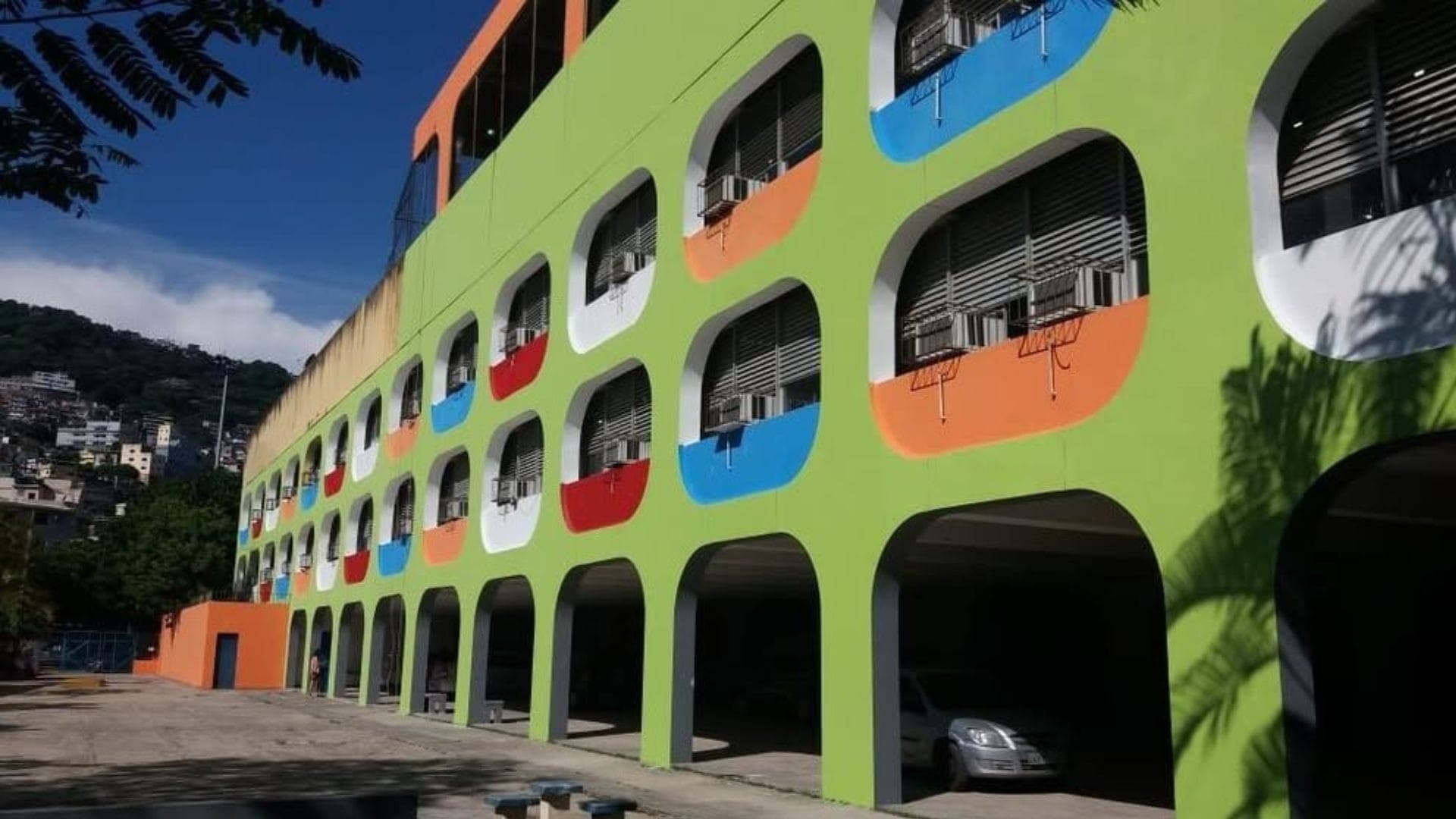 CIEP Ayrton Sena, na Rocinha