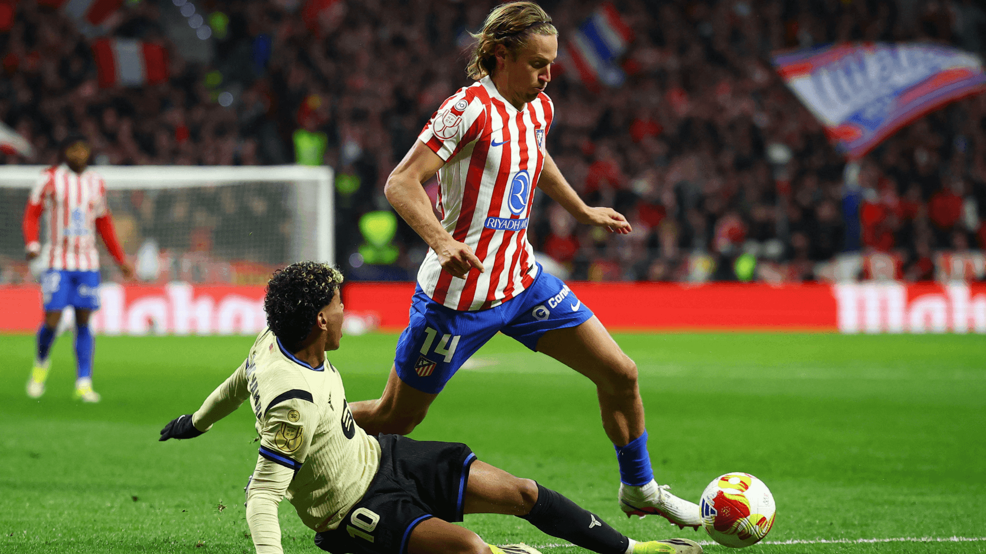 Atlético de Madrid venceu a ida por 4 a 0