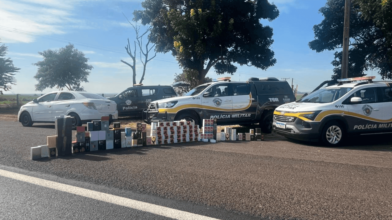 A abordagem foi na Rodovia Orlando Quagliato