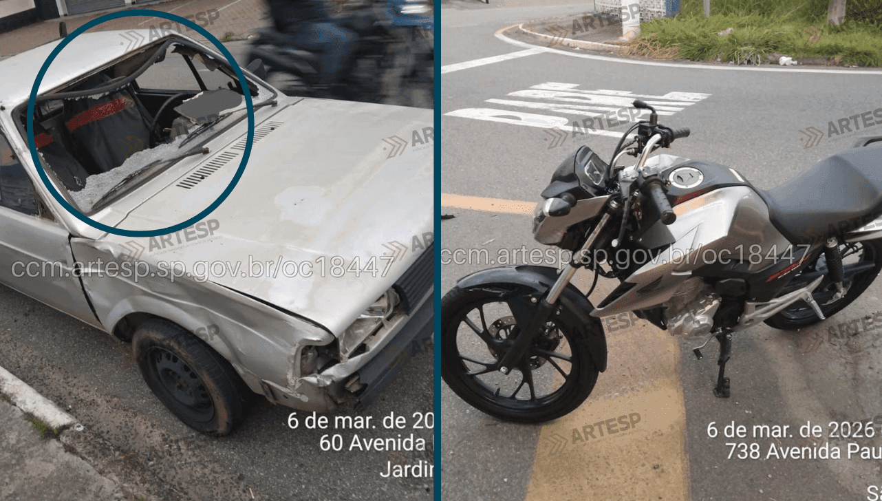 O acidente deixou dois cavalos mortos