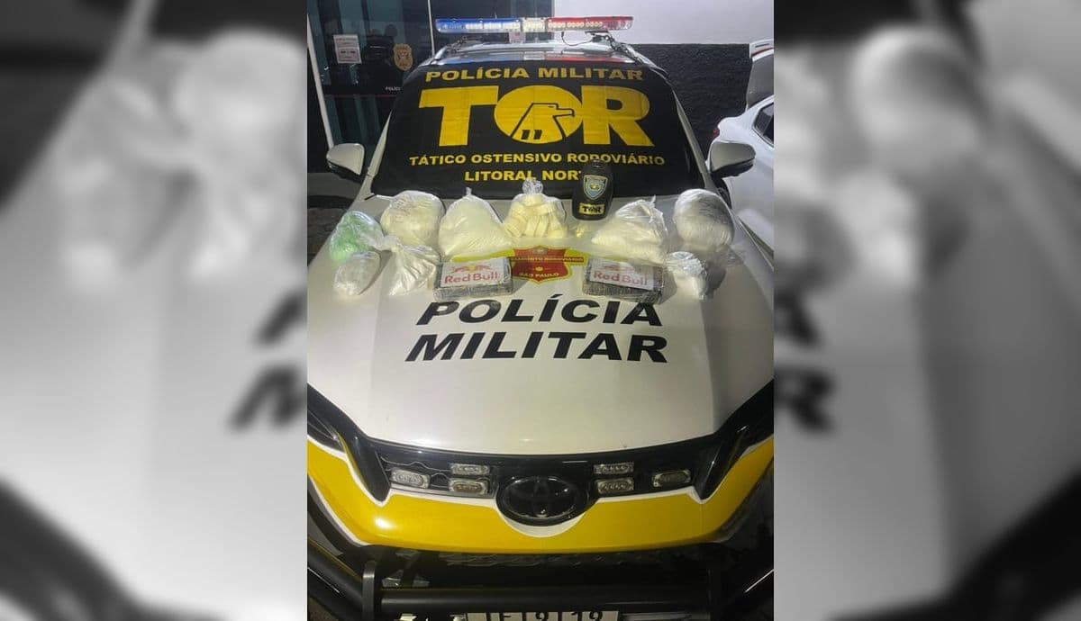 Apreensão de drogas na Tamoios
