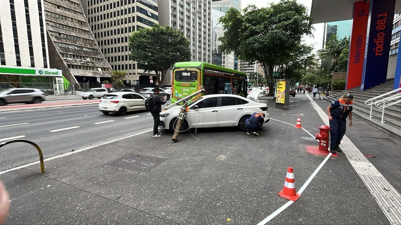 Ação de conscientização aos riscos urbanos 