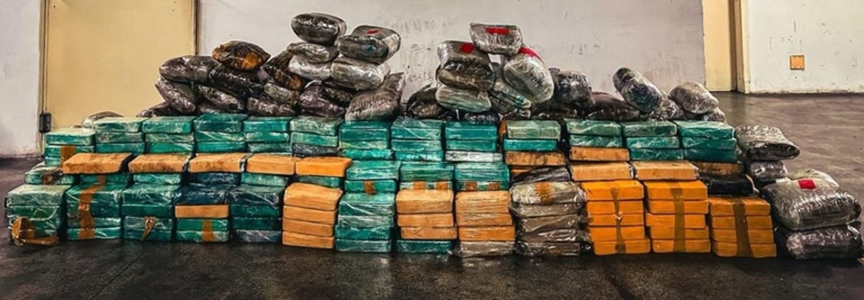 Droga apreendida pela Polícia Federal