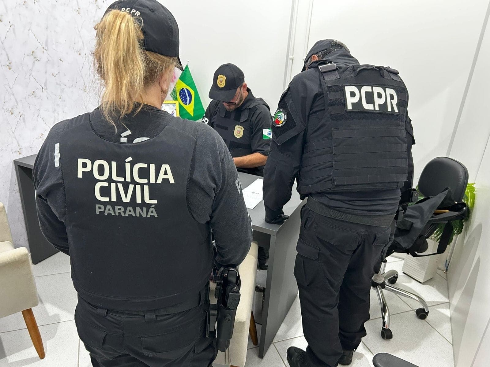 A ação ocorreu em Matinhos, no Litoral do Estado.