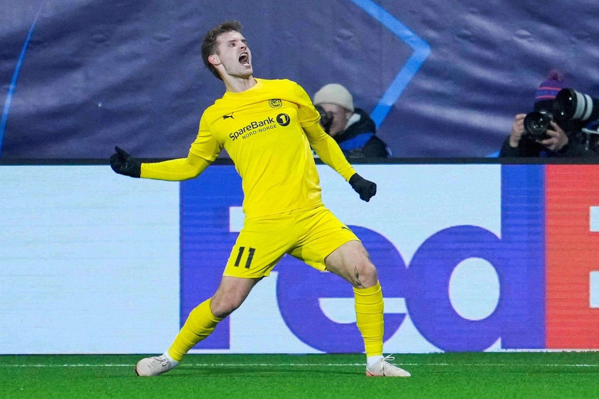 Blomberg comemora segundo gol do Bodo