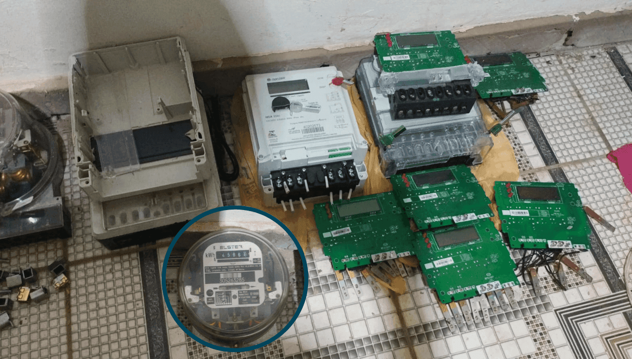 Os materiais foram empreendidos 