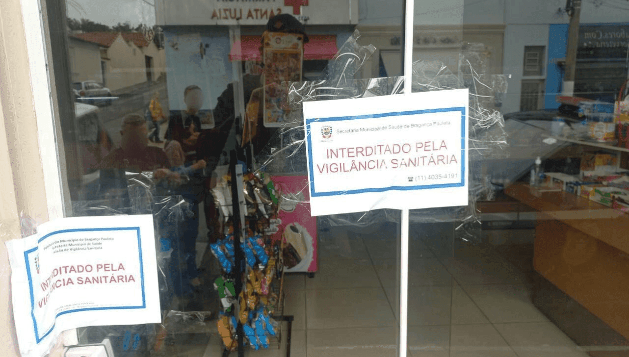 O local foi interditado 
