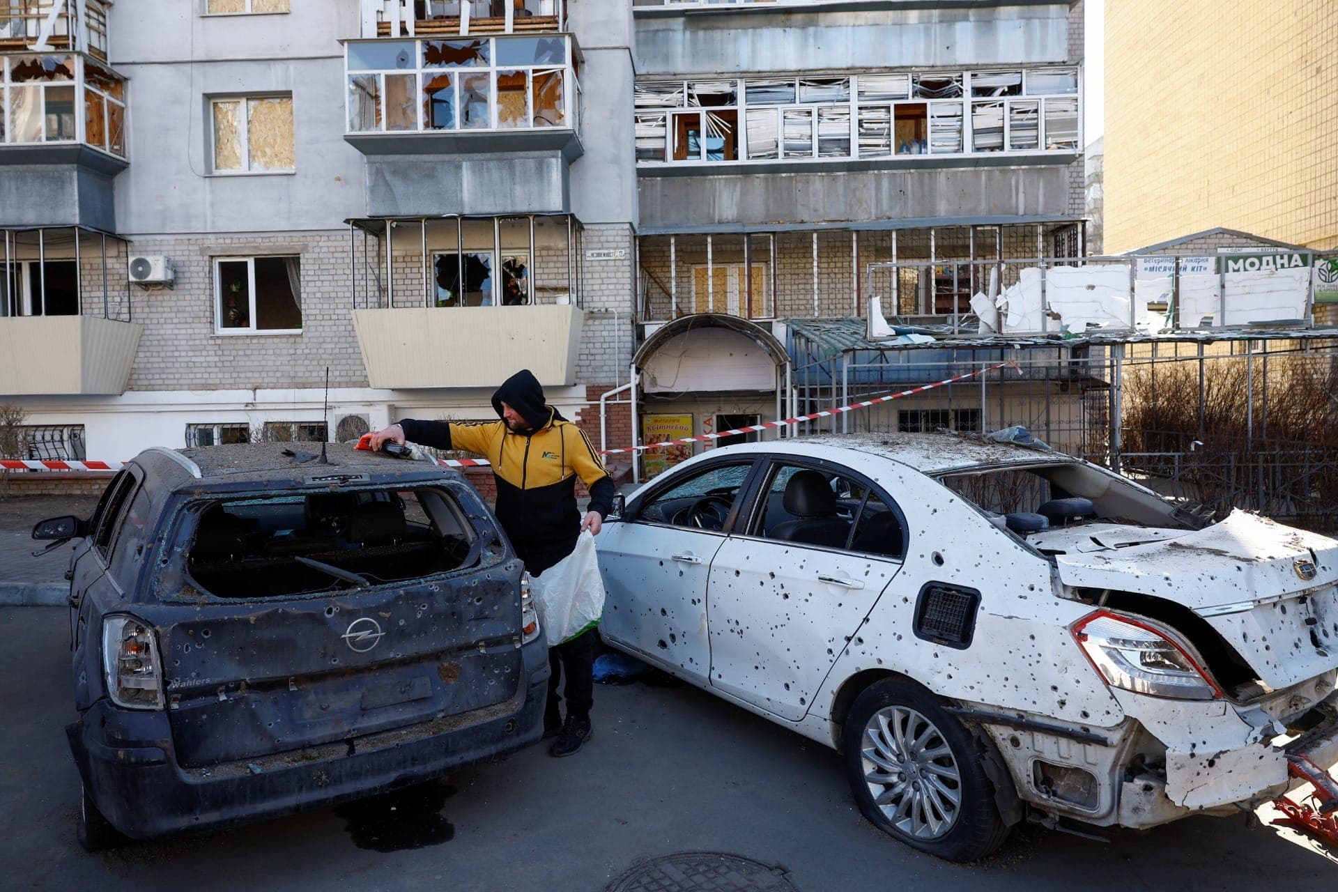 Ataques em Kiev pela Rússia