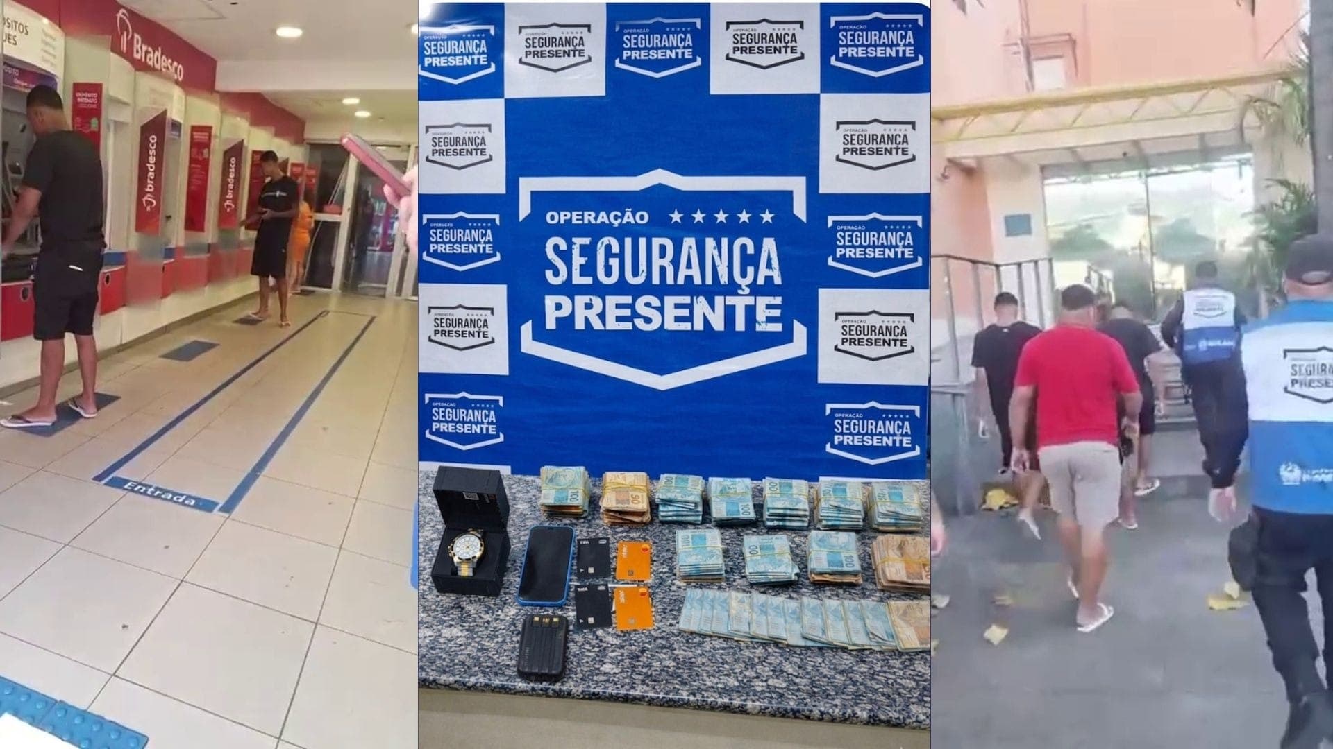 Criminosos presos por fraude bancária