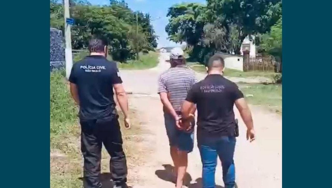 Suspeito foi preso nesta segunda-feira