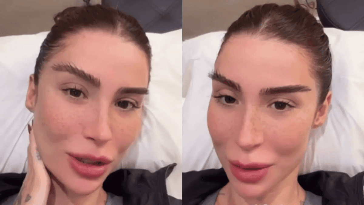 Bianca Andrade faz transplante de sobrancelha