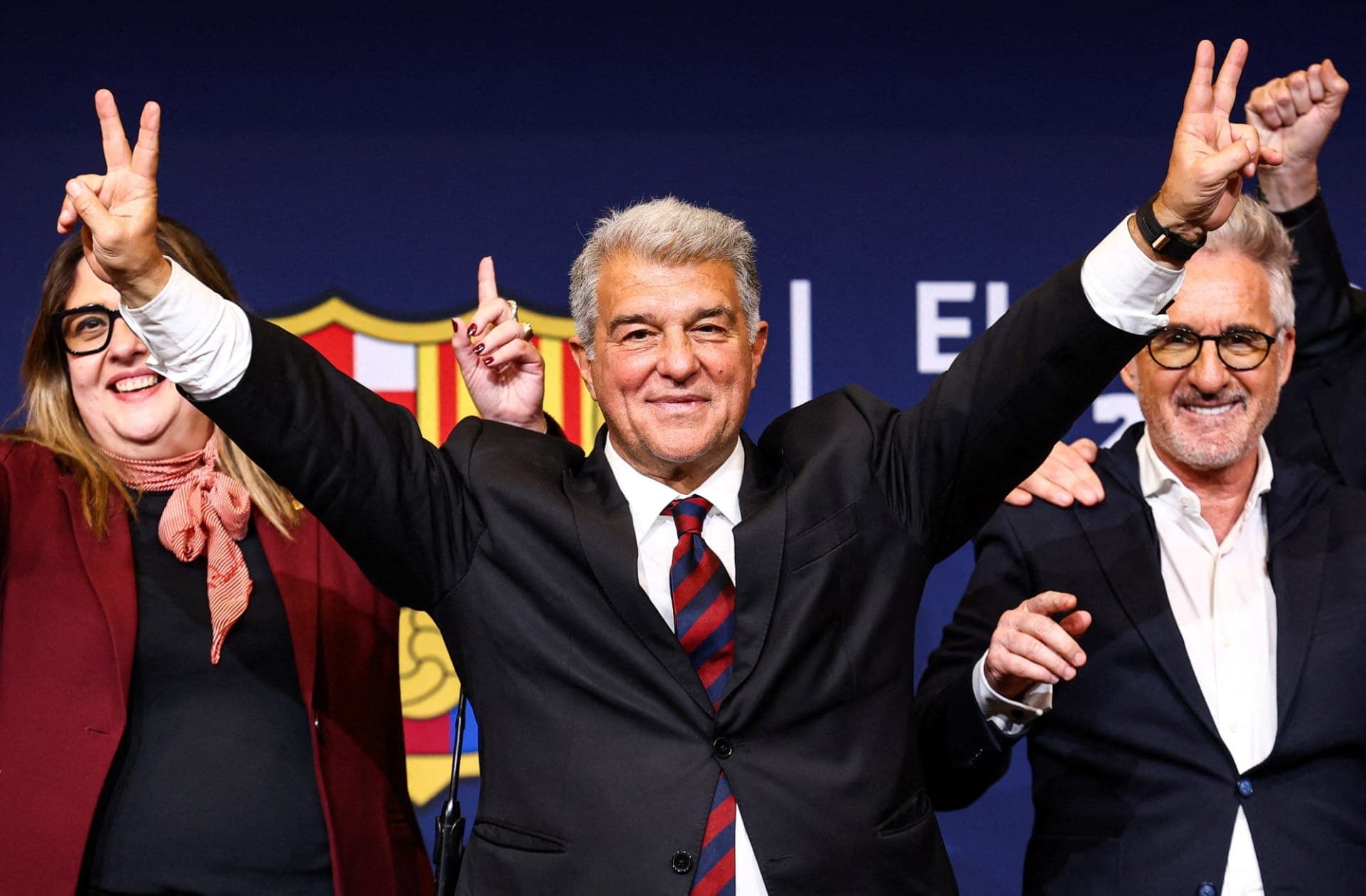 Joan Laporta, presidente do Barcelona