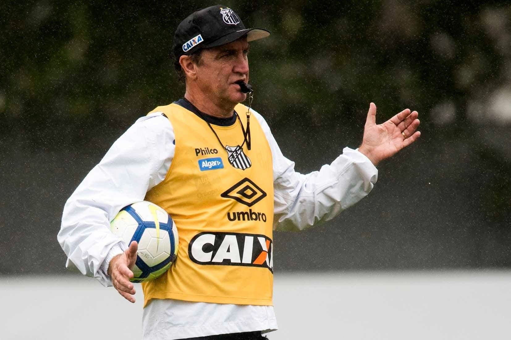 Cuca, presidente do Santos